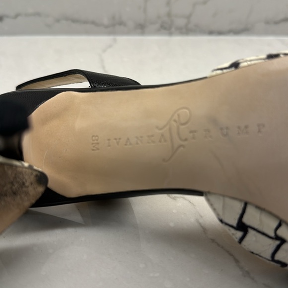 Ivanka Trump herringbone slingback pumps - Picture 7 of 9